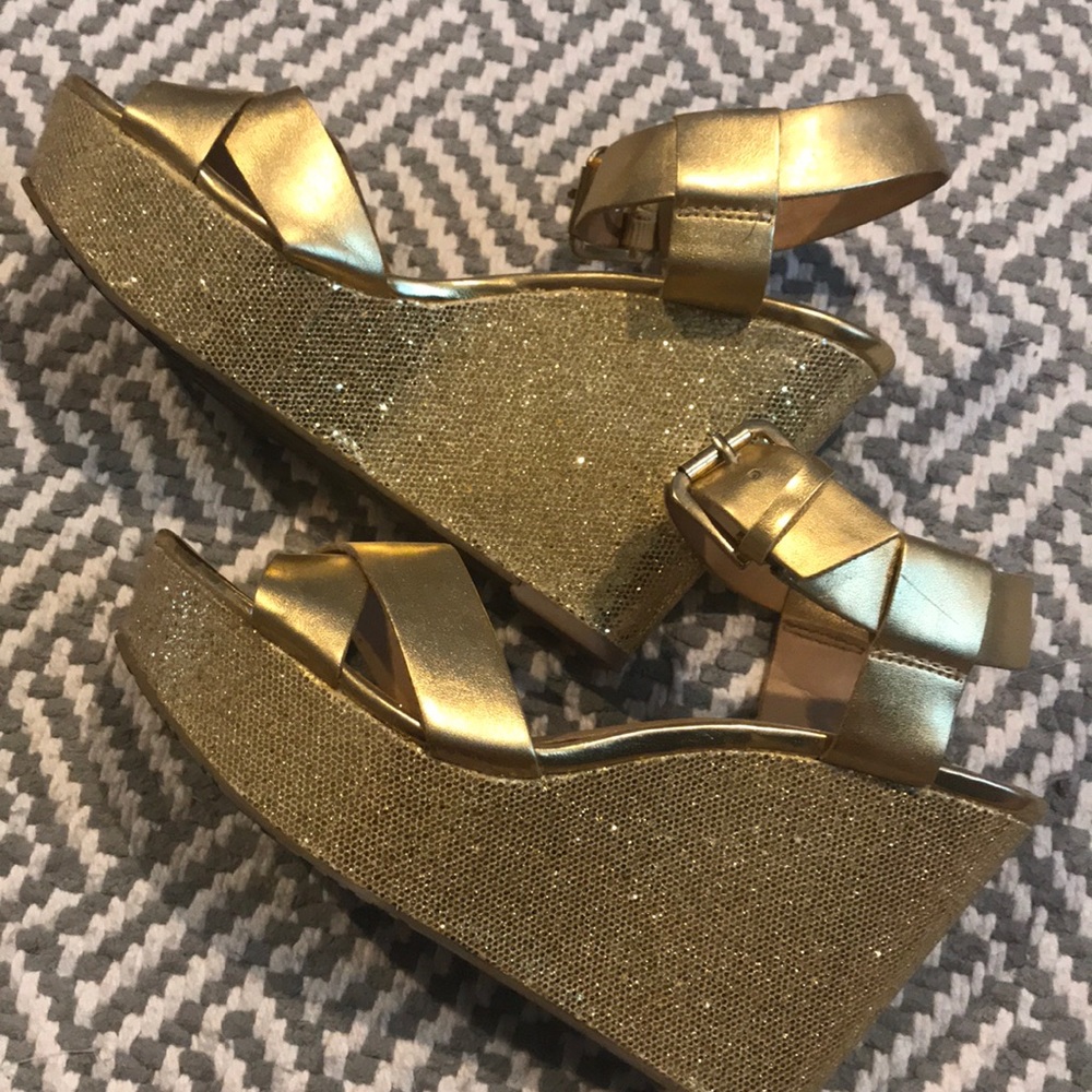 Glitter Wedges